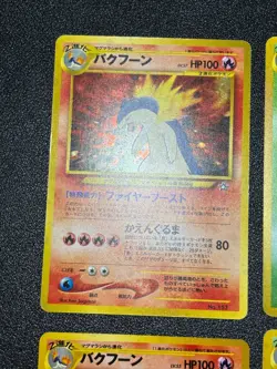 Typhlosion Meganium Feraligatr Neo Genesis Premium File Japanese Pokemon Card #3 - Image 2