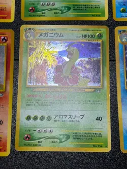 Typhlosion Meganium Feraligatr Neo Genesis Premium File Japanese Pokemon Card #3 - Image 5