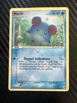 Pokemon Card Marill Ex Sandstorm Non Holo Common 68/100 Pokemon - Image 1