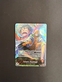 Silvers Rayleigh OP12-001 One Piece Trading Card Game - Image 1