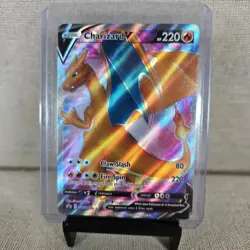 Pokemon TCG Charizard V Card SWSH050 Sword & Shield Black Star Promo Near Mint - Image 2