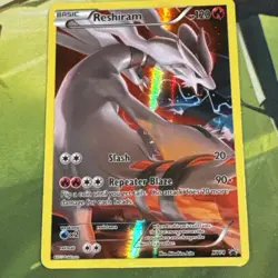 Reshiram XY74 Black Star Promo Full Art XY Promos Pokemon Card NM-LP - Image 1