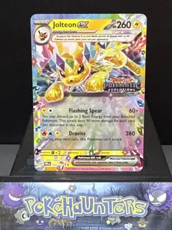 Pokemon Card Jolteon EX 030/131 Prismatic Evolutions Stamped Promo Near Mint - Image 1