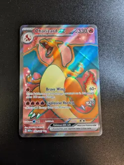 Charizard ex 183/165 Ultra Rare 151 Pokemon Holo Near Mint - Image 1