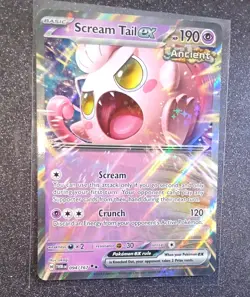 Pokemon Twilight Masquerade Scream Tail ex 094/167 Double Rare - Image 1