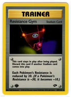 2000 Gym Challenge 1st Edition Resistance Gym #109 Fading on Top Border - Image 1