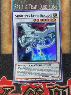 Yugioh Shooting Riser Dragon DANE-ENSE3 Super Rare Limited Edition NM - Image 1