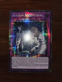 Yu-Gi-Oh Solemn Accusation BLZD-EN079 Starlight Rare 1st Edition - Image 2