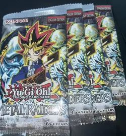 Yu-Gi-Oh! 10 PACKS - Spell Ruler x6- Metal Raider x4 - Booster Pack Sealed NEW - Image 2