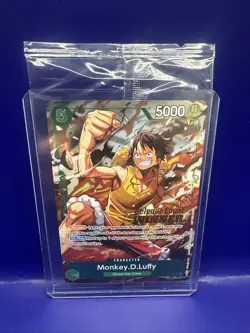 One Piece Monkey.D.Luffy Winner Pre Release Event P-135 SEALED - Image 1