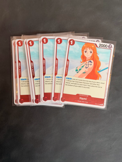One Piece TCG Nami OP01-016 Romance Dawn ENGLISH PRE-ERRATA NM - Image 1