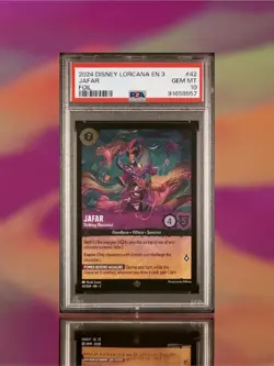 2024 Disney Lorcana Into the Inklands Jafar 42/204 Legendary Foil PSA 10 EN3 - Image 1