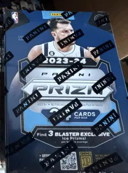 2023-24 SEALED Panini Prizm NBA Basketball ICE Blaster One Box WEMBANYAMA 746134150999 - Image 1