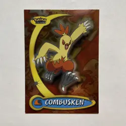 Combusken Pokemon Advanced Challenge Foil Topps Trading Card 21 2004 - Image 1