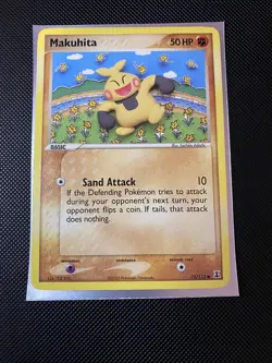 Makuhita 75/113 Ex Delta Species Pokemon Card Great Condition - Image 1