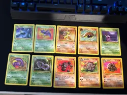 fossil set pokemon cards lot - Image 1