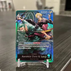 ST12-001 Roronoa Zoro & Sanji English L One Piece TCG Card Game - Image 1