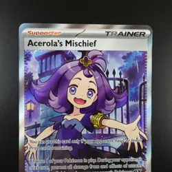 Acerola's Mischief 165/132 Pokemon Mega Evolutions Holo Full Art Card - Image 2