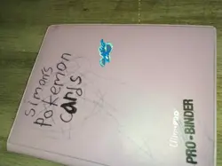 pokemon card binder with over 100 cards. First page has all V-EX cards. - Image 1