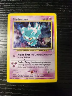 Misdreavus Neo Revelation Holo Card 11/64 Unlimited Edition Pokemon Card - Image 1