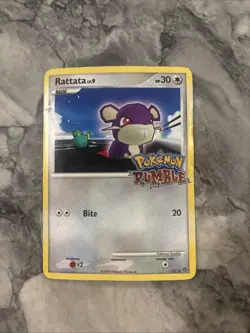 Rattata 15/16 Rumble Pokemon Card - Image 1