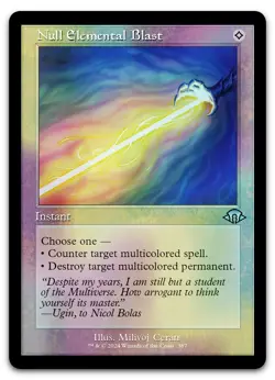 Null Elemental Blast (Retro Frame) #387 (Foil) NM Modern Horizons 3 Magic MTG - Image 1