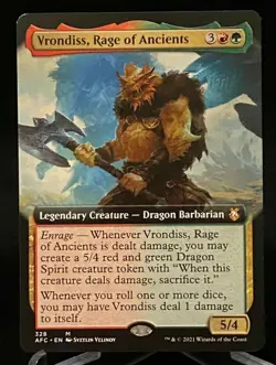 MTG Forgotten Realms Commander Extended Art Vrondiss, Rage of Ancients - Mythic - Image 1