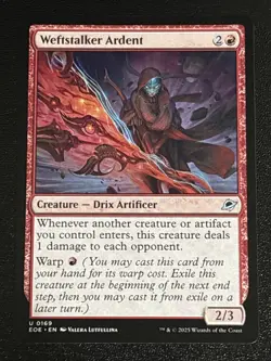 MTG Edge of Eternities Weftstalker Ardent 0169 NM - Image 1