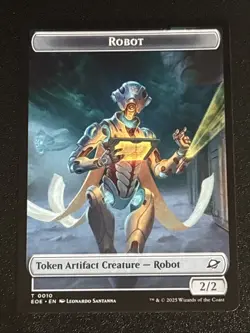 MTG Edge of Eternities Robot/Munitions Double-Sided Token 0010/0009 NM - Image 1