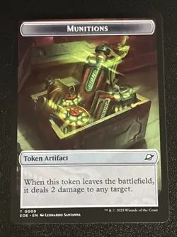 MTG Edge of Eternities Robot/Munitions Double-Sided Token 0010/0009 NM - Image 2
