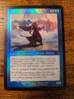 Urza, Lord High Artificer (Retro Frame) Dominaria Remastered Foil - Image 1