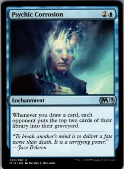 Psychic Corrosion 68 - Core Set 2019 NM - Magic: The Gathering TCG - Image 1