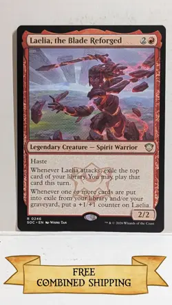 Laelia, the Blade Reforged Commander: Secrets of Strixhaven Regular - Image 1
