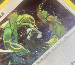 Rayquaza SWSH029 Cosmos Holo Bleed Error Rare Pokemon TCG Promo - Swirl - Image 4