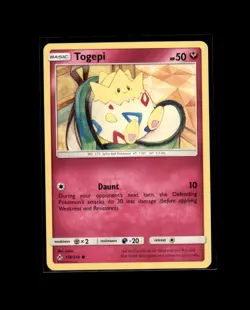 Togepi 136/214 Common Unbroken Bonds Pokemon Sekio Fairy Type - Image 1