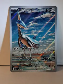 Pokemon Skarmory 209/191 Surging Sparks Illustration Rare Holo - Image 2