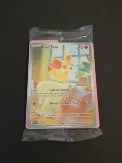 Pokemon Fennekin 080 SEALED Chaos Rising Promo Illustration Rare NM - Image 1