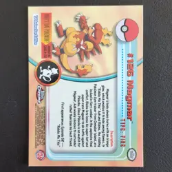 Topps Chrome Pokemon TCG Magmar #126 TV Animation Edition Foil Common - Image 2