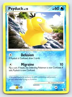 Psyduck 100/132 Common Secret Wonders Pokemon Moderately Played - Image 1