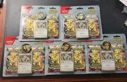 Pokemon TCG Mega Evolution Ascended Heroes Collection - Larry Lot Of 5 Sealed - Image 1