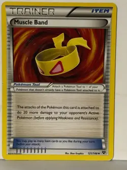 Muscle Band 121/146 XY Base Set NM Pokemon Fast Shipping - Image 1