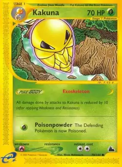 Pokemon Skyridge Kakuna 70/144 C NM - Image 2