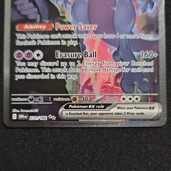 Pokemon Company Team Rocket's Mewtwo ex 231/182 SIR Full Art Holo Eng 280 HP - Image 3