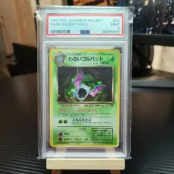 Pokemon Dark Golbat 42 Rocket Gang Holo Rare Japanese PSA 9 1997 - Image 1
