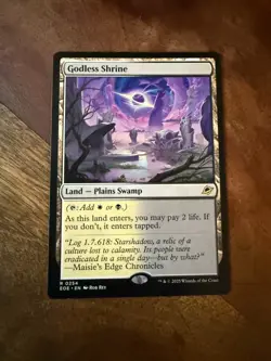 Godless Shrine Edge of Eternities Regular MTG NM Magic the Gathering - Image 1