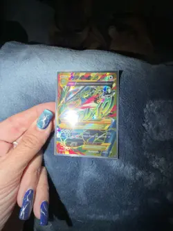 2015 Pokemon XY Ancient Origins M Rayquaza EX Full Art #98/98 Ultra Rare Holo - Image 2