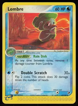 Lombre 45/100 Uncommon Sandstorm Pokemon Near Mint - Image 1