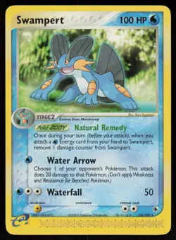 Swampert 23/109 Rare Ruby & Sapphire Pokemon Near Mint - Image 1