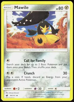 Crimson Invasion Mawile 64/111 Uncommon Pokemon NM/M - Image 1