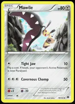 BREAKpoint Mawile 78/122 Uncommon Pokemon NM/M - Image 1